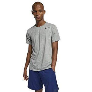 Nike Men's Dri-Fit Training Top Grey Black - Size Large